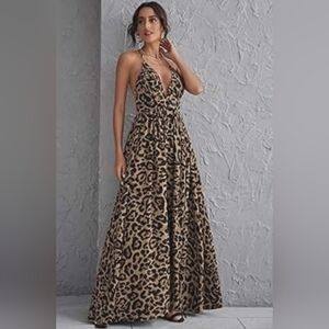 Sweet Generis Leopard Print Maxi Dress 🐆